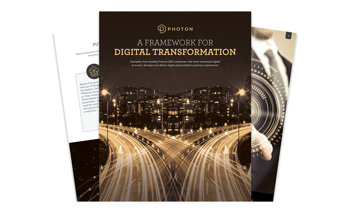 The framework of digital transformation