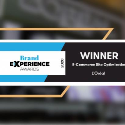 L’Oréal WSF Program wins the 2020 Brand Experience Award